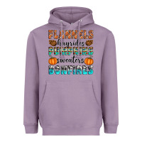 Lavender Flannels Hayrides Pumpkins Sweaters Bonfires Heavyweight Hoodie - Artiststas