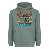 Sage Flannels Hayrides Pumpkins Sweaters Bonfires Heavyweight Hoodie - Artiststas