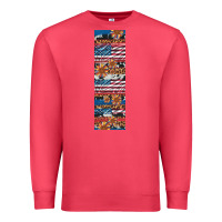 Cardinal usa flag and western patterns  penwraps Premium Sweatshirt - Artiststas