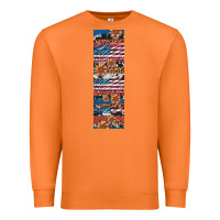 Carrot usa flag and western patterns  penwraps Premium Sweatshirt - Artiststas