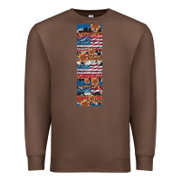 Chestnut usa flag and western patterns  penwraps Premium Sweatshirt - Artiststas