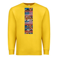 Lemon usa flag and western patterns  penwraps Premium Sweatshirt - Artiststas
