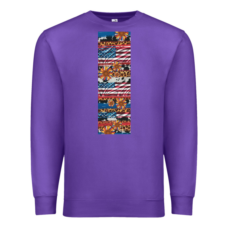 Usa Flag And Western Patterns  Penwraps Premium Sweatshirt by Artiststas | Teevron