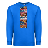 True Royal usa flag and western patterns  penwraps Premium Sweatshirt - Artiststas
