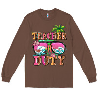 Chestnut teacher off duty Long Sleeve Tee - AdoDesignShop