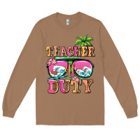 Toasted Coconut teacher off duty Long Sleeve Tee - AdoDesignShop