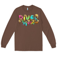 Chestnut river squad with leopard Long Sleeve Tee - texasbilliewilder