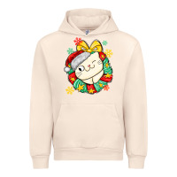 Sandshell Christmas wreaths cat Urban Hoodie - MaliasSmallBusiness