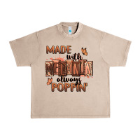 French Oak Made with melanin always poppin' Urban Heavy Tee - RanaPortraitStore