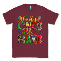 Burgundy happy cinco de mayo Classic Tee - Zillion Design Studio