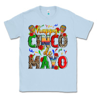 Dusty Blue happy cinco de mayo Classic Tee - Zillion Design Studio