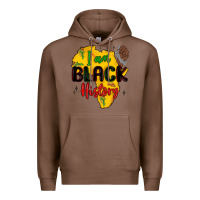 Chestnut i am black history Premium Hoodie - MaliasSmallBusiness
