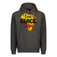 Smoke i am black history Premium Hoodie - MaliasSmallBusiness