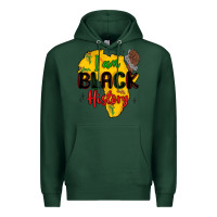 Sports Green i am black history Premium Hoodie - MaliasSmallBusiness