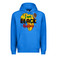True Royal i am black history Premium Hoodie - MaliasSmallBusiness