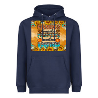 Navy Flannes Hayrides Sweaters Bonfires Heavyweight Hoodie - Artiststas