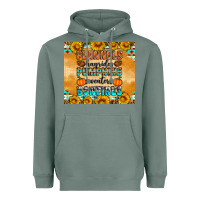 Sage Flannes Hayrides Sweaters Bonfires Heavyweight Hoodie - Artiststas