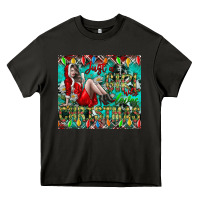 Asphalt Just A Girl Who Loves Christmas Heavy Core Tee - CowhideDigitalArt