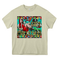 Mossy Just A Girl Who Loves Christmas Heavy Core Tee - CowhideDigitalArt