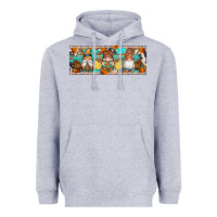 Heather Grey Fall Gnomes Heavyweight Hoodie - Artiststas