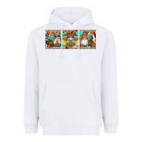 White Fall Gnomes Heavyweight Hoodie - Artiststas
