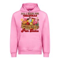 Fuchsia Pink all i want for christmas is pan dulce Urban Hoodie - MaliasSmallBusiness