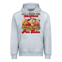 Heather Grey all i want for christmas is pan dulce Urban Hoodie - MaliasSmallBusiness