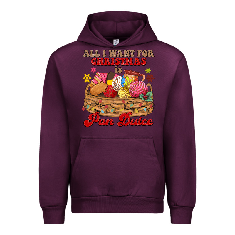 All I Want For Christmas Is Pan Dulce Urban Hoodie by MaliasSmallBusiness | Teevron