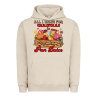 Pigment French Oak all i want for christmas is pan dulce Urban Hoodie - MaliasSmallBusiness