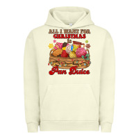 Pigment Pistachio all i want for christmas is pan dulce Urban Hoodie - MaliasSmallBusiness