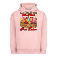 Pigment Salmon all i want for christmas is pan dulce Urban Hoodie - MaliasSmallBusiness