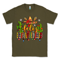 Army Green feliz navidad Classic Tee - Zillion Design Studio