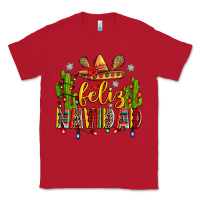 Red feliz navidad Classic Tee - Zillion Design Studio