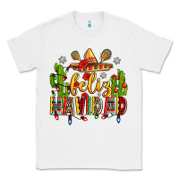 White feliz navidad Classic Tee - Zillion Design Studio