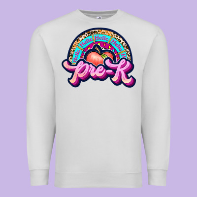 Pre K Premium Sweatshirt Designed By Jahusdesignshop