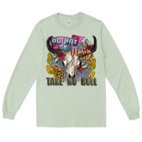 Matcha do not harm take no bull cow skull Long Sleeve Tee - Zillion Design Studio