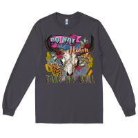 Smoke do not harm take no bull cow skull Long Sleeve Tee - Zillion Design Studio