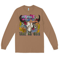 Toasted Coconut do not harm take no bull cow skull Long Sleeve Tee - Zillion Design Studio