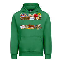 Emerald floral teacher custom name Urban Hoodie - NancyCooperArtShop