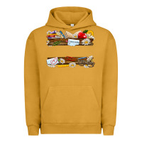 Pigment Peanut Butter floral teacher custom name Urban Hoodie - NancyCooperArtShop