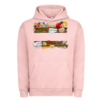 Pigment Salmon floral teacher custom name Urban Hoodie - NancyCooperArtShop