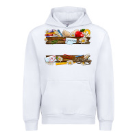 White floral teacher custom name Urban Hoodie - NancyCooperArtShop