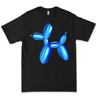 Black Blue Dog Balloon Premium Tee - Artiststas