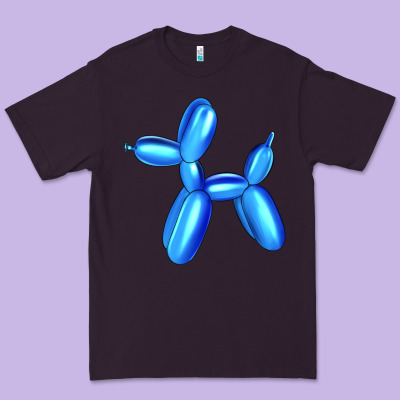 Blue Dog Balloon Premium Tee Designed By Artiststas