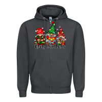 Smoke merry christmas gnomes Zipper Hoodie - CowhideDigitalArt
