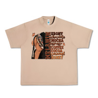 Burro Melanin many shades of brown afro woman Urban Heavy Tee - RanaPortraitStore