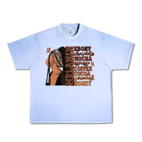 Grape Ice Melanin many shades of brown afro woman Urban Heavy Tee - RanaPortraitStore