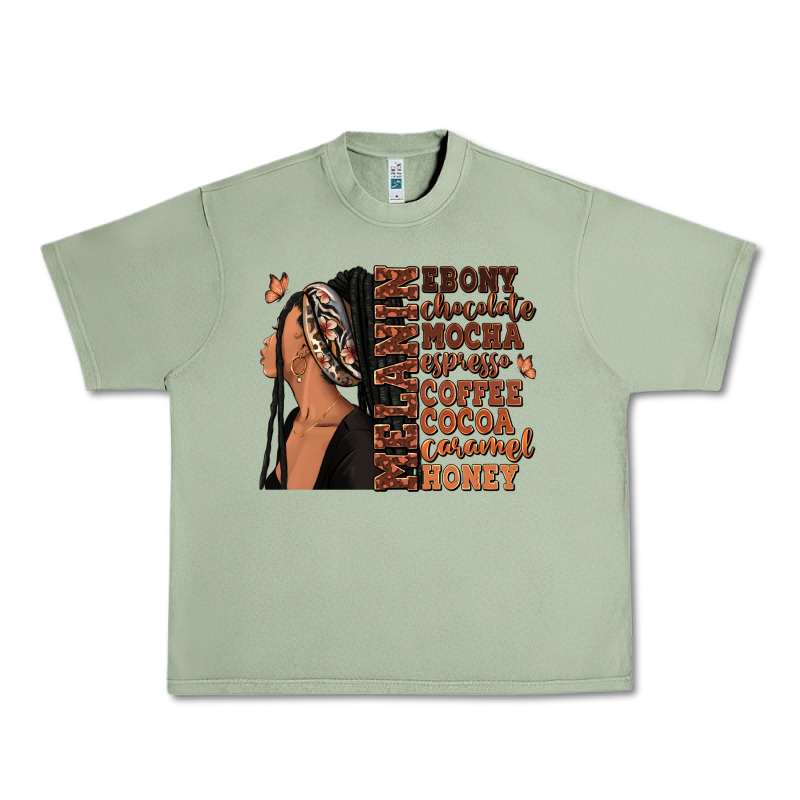 Melanin Many Shades Of Brown Afro Woman Urban Heavy Tee by RanaPortraitStore | Teevron