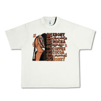 Pistachio Melanin many shades of brown afro woman Urban Heavy Tee - RanaPortraitStore