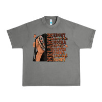 Tornado Melanin many shades of brown afro woman Urban Heavy Tee - RanaPortraitStore
